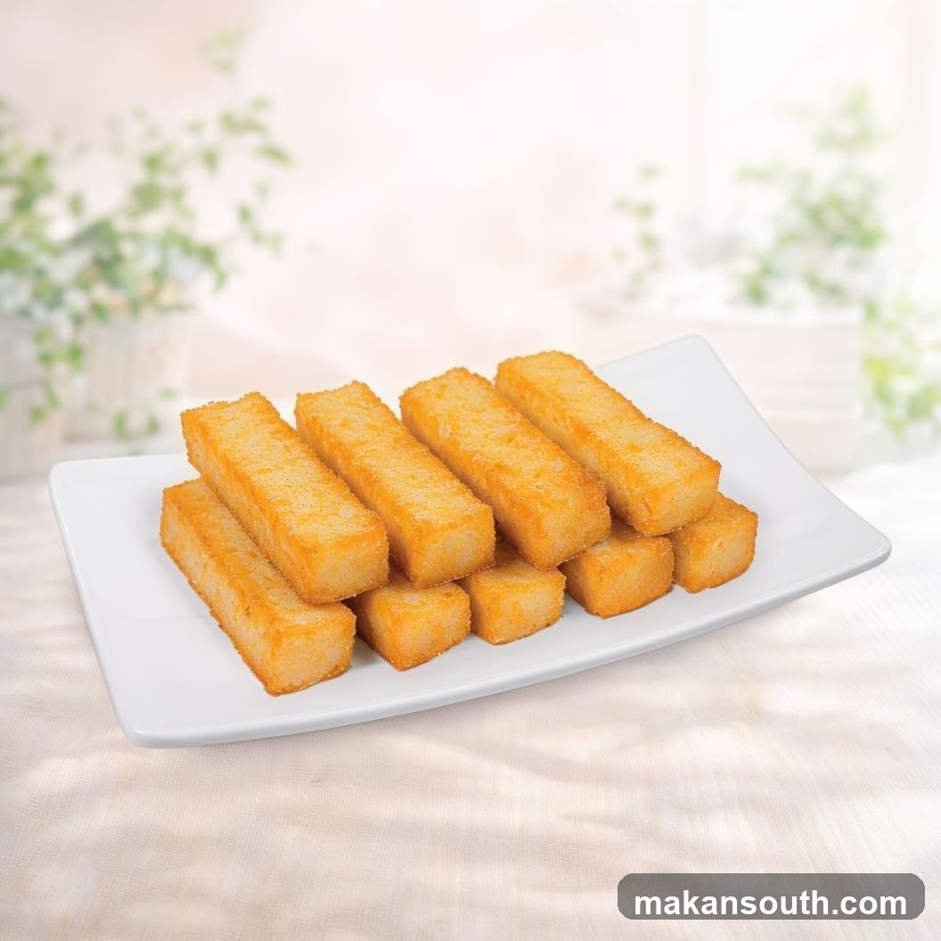Golden Fried Fish Sticks