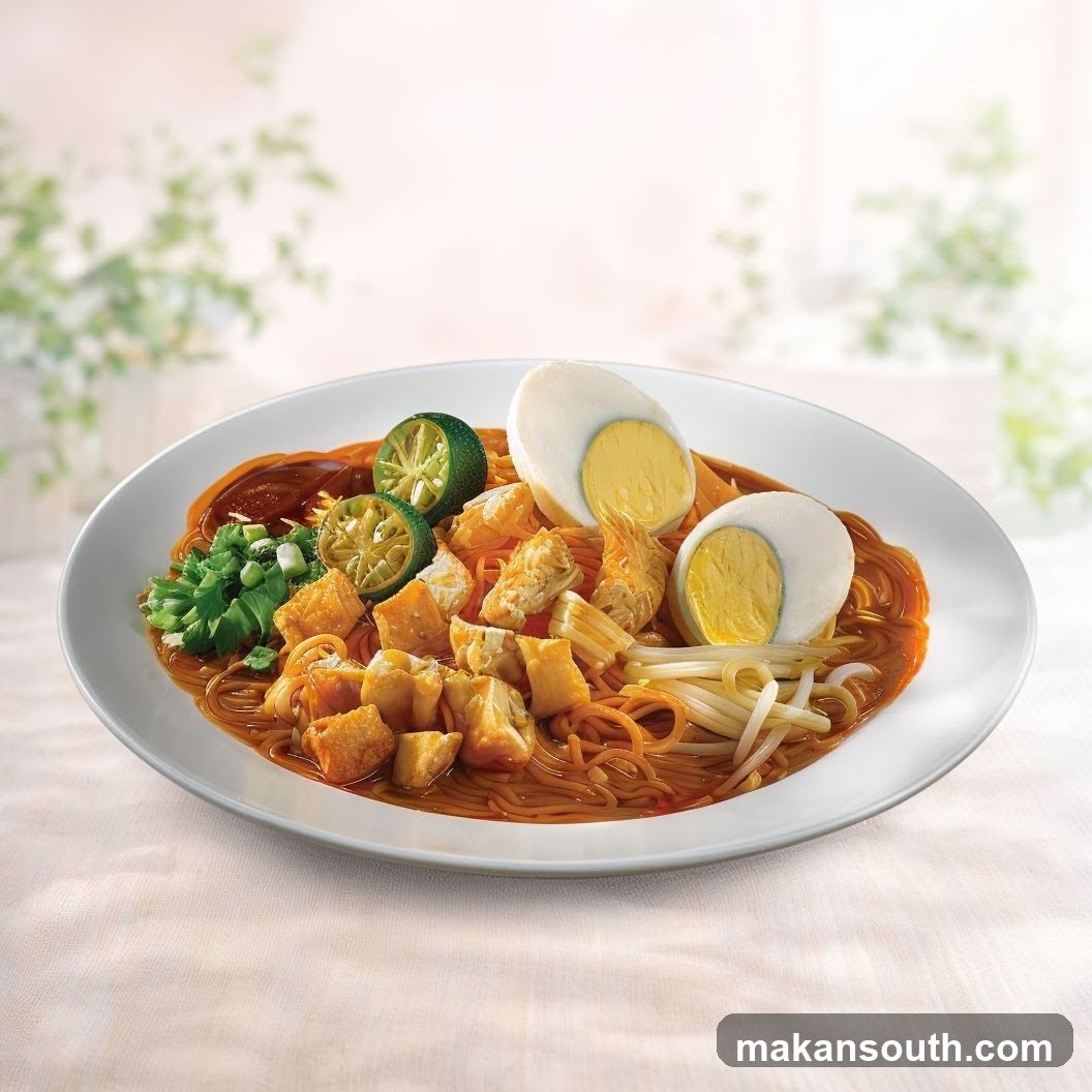 Noodle Dish with Eggs and Tofu