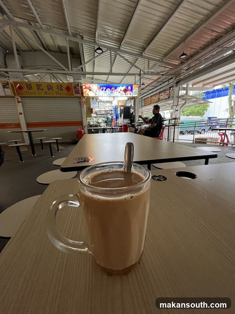 Coffee at a food court