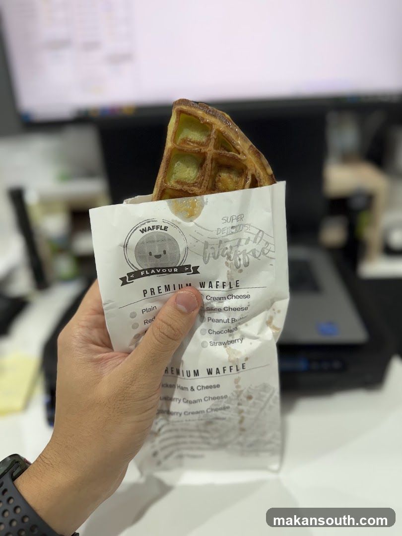 Waffle with Cream Cheese