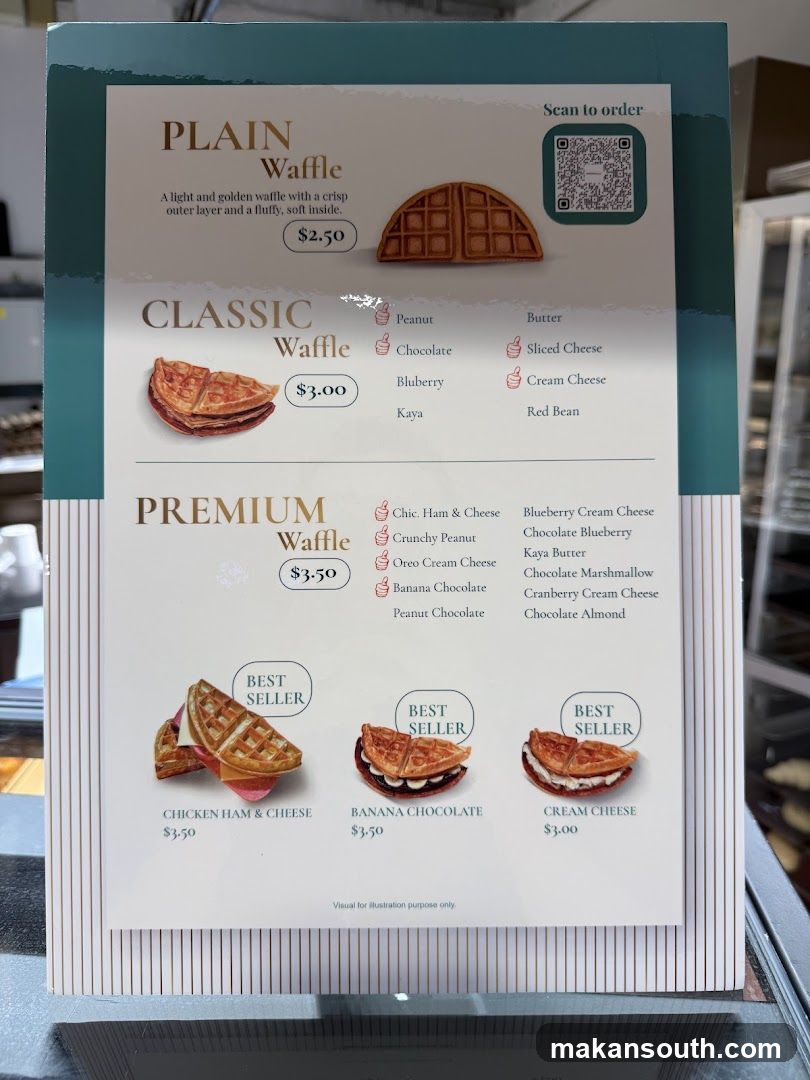 Waffle Menu