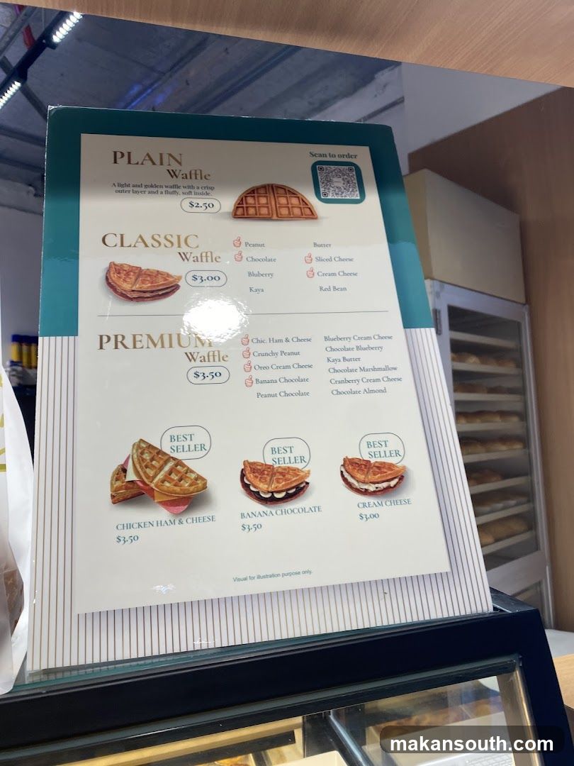 Waffle Menu