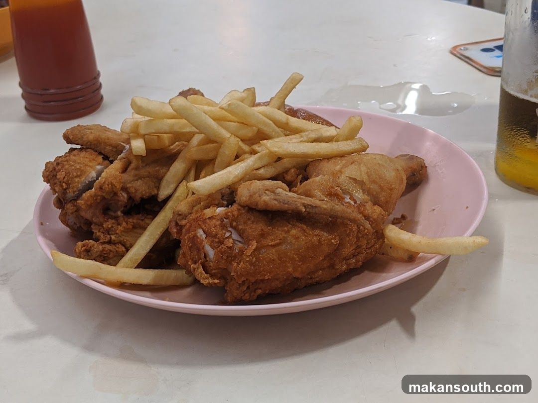 Fried Chicken and Fries