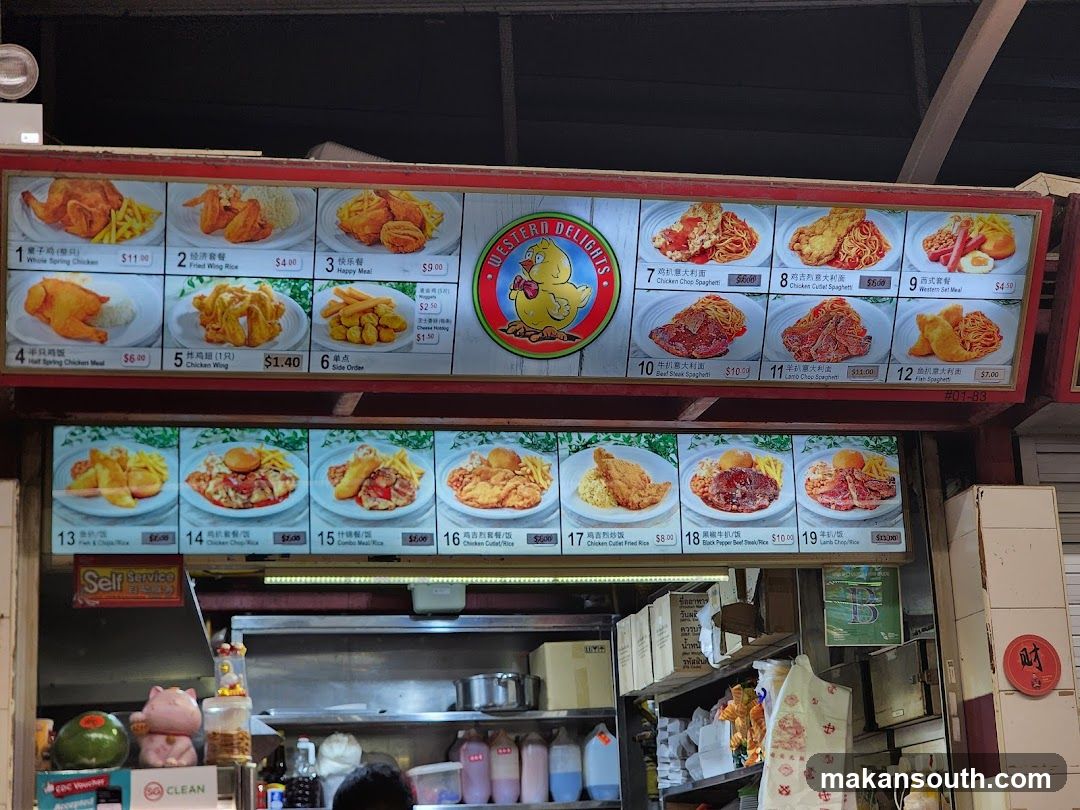 Western Delights Menu