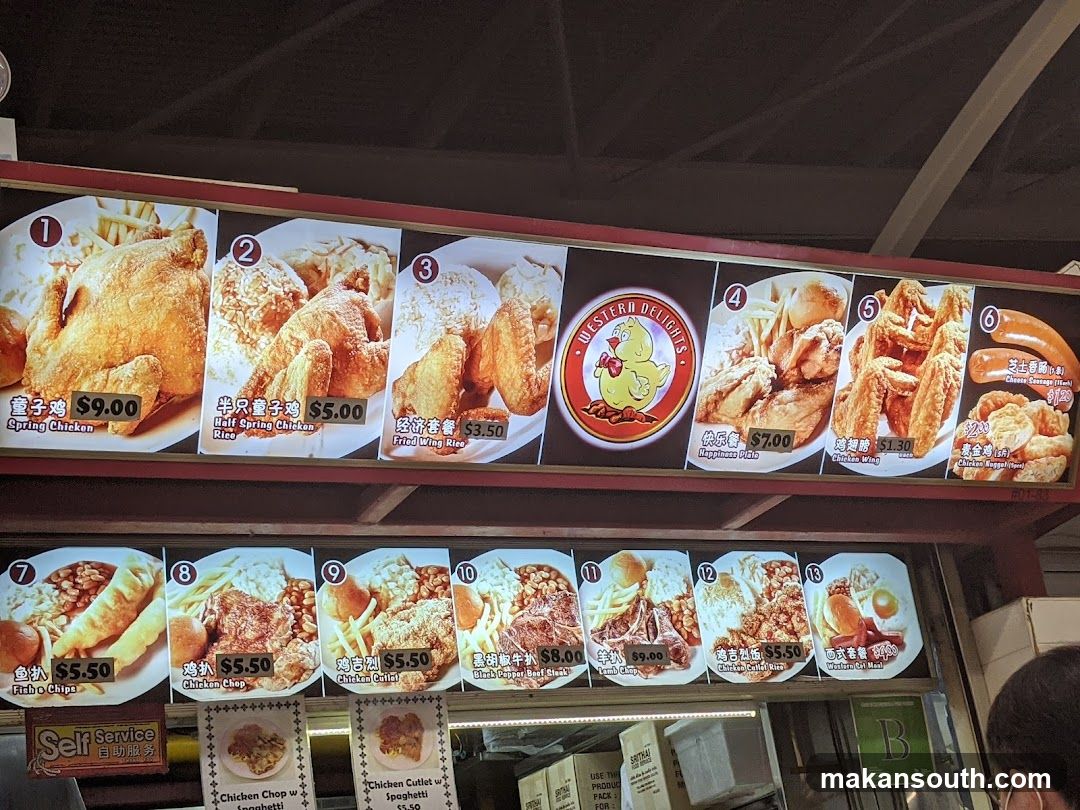 Western Delights Menu