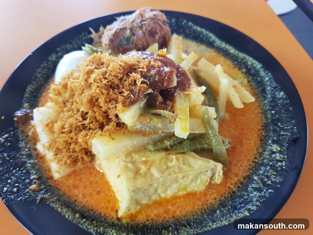 Lontong with Curry