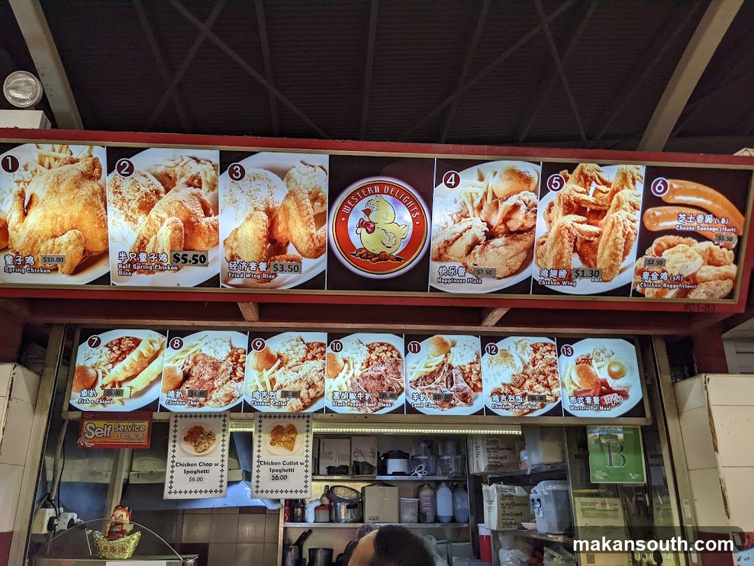 Western Delights Menu