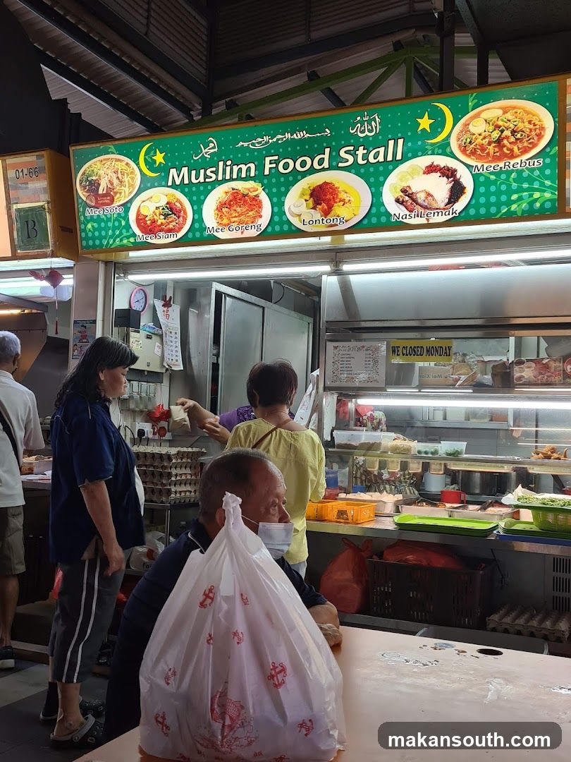 Muslim Food Stall Menu