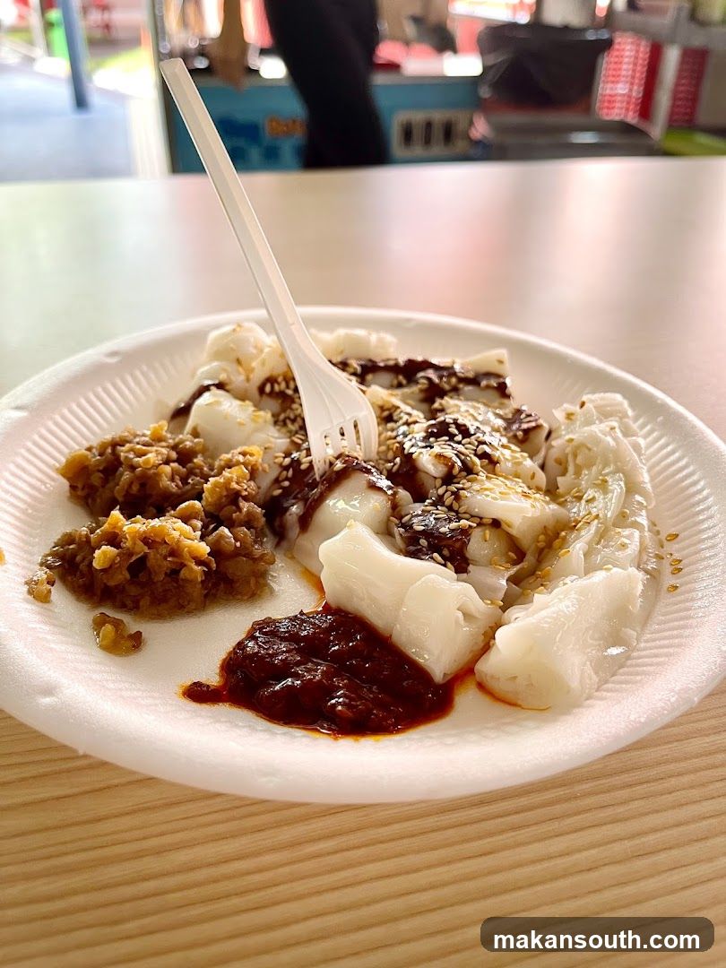 Chee Cheong Fun with Toppings