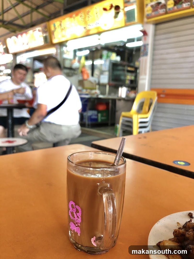 Coffee and Food at a Hawker Stall