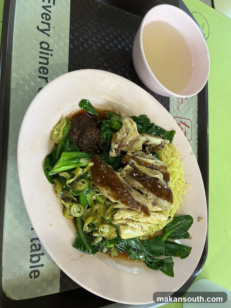 Duck Noodles with Greens