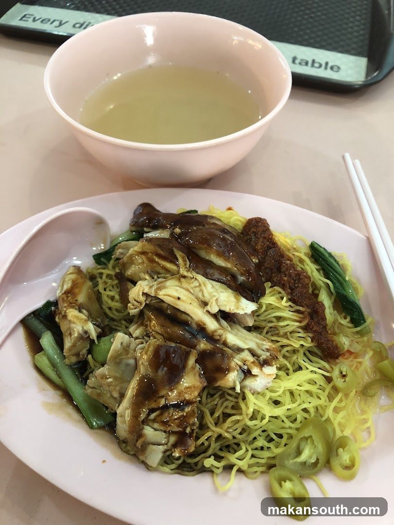 Chicken Noodles with Soup