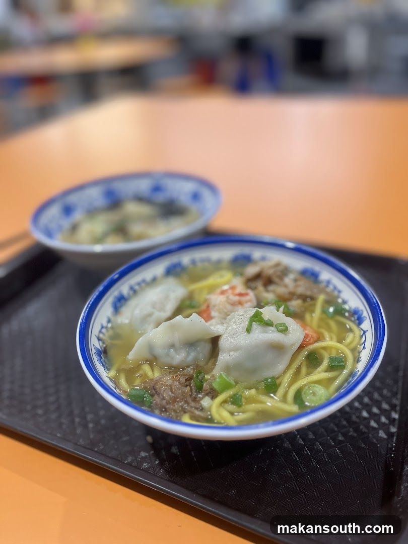 Noodle Soup with Dumplings