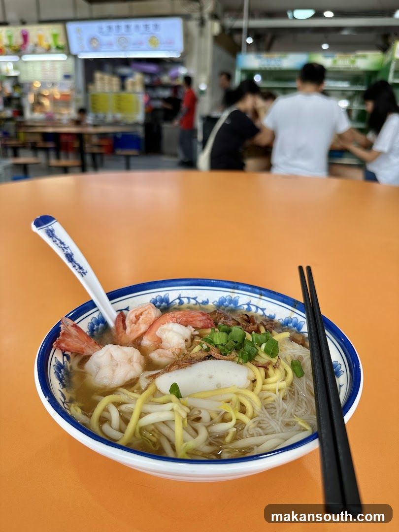 Noodle Soup with Shrimp