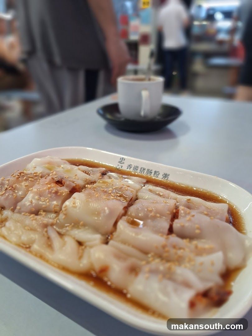 HK Style Chee Cheong Fun and Porridge
