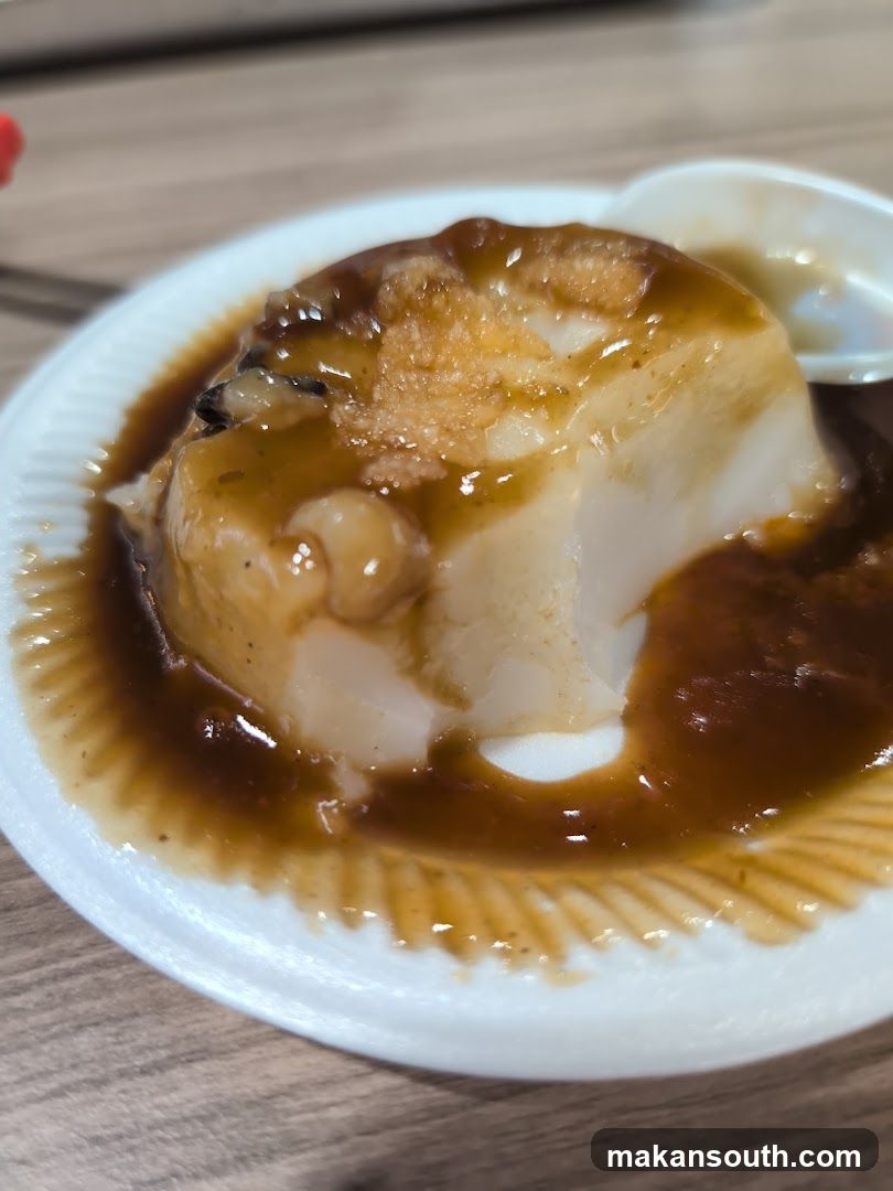 Savory Pudding with Sauce