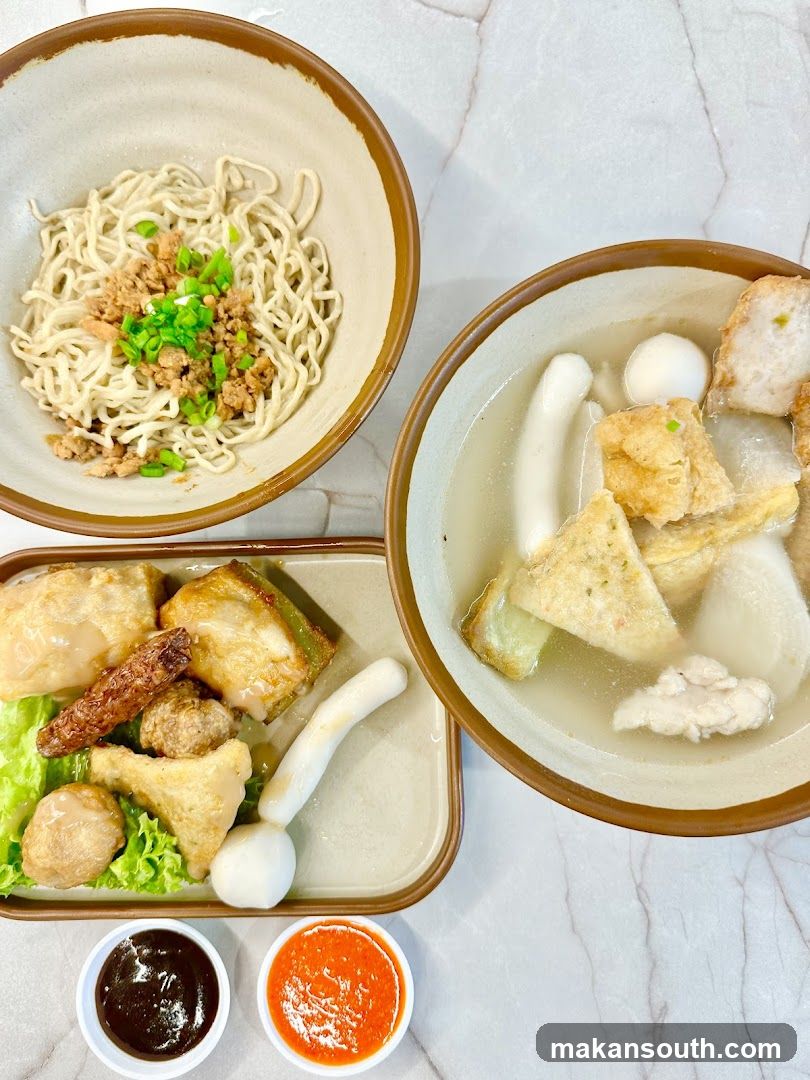 Noodles and Fish Cake Soup