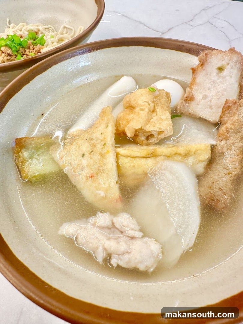 Fish Ball Soup with Noodles