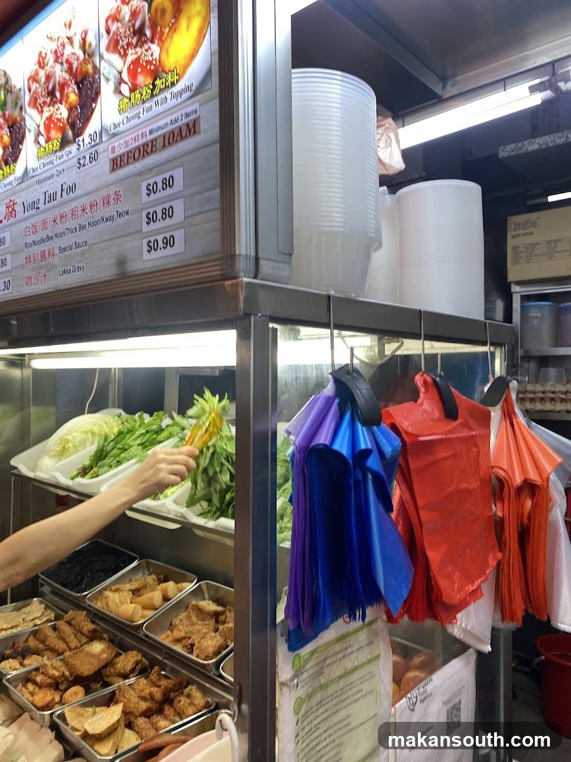Yong Tau Foo Menu