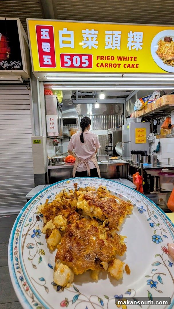 Fried White Carrot Cake Stall