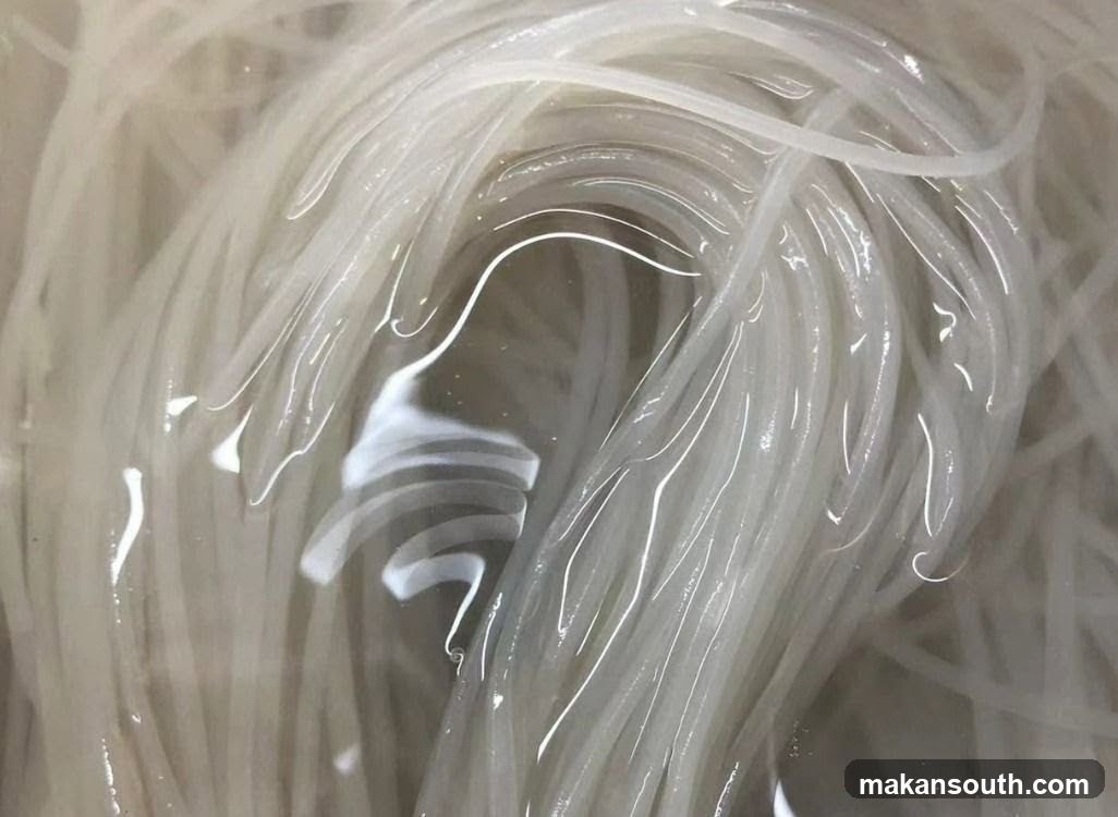 Close-up of Noodles in Water