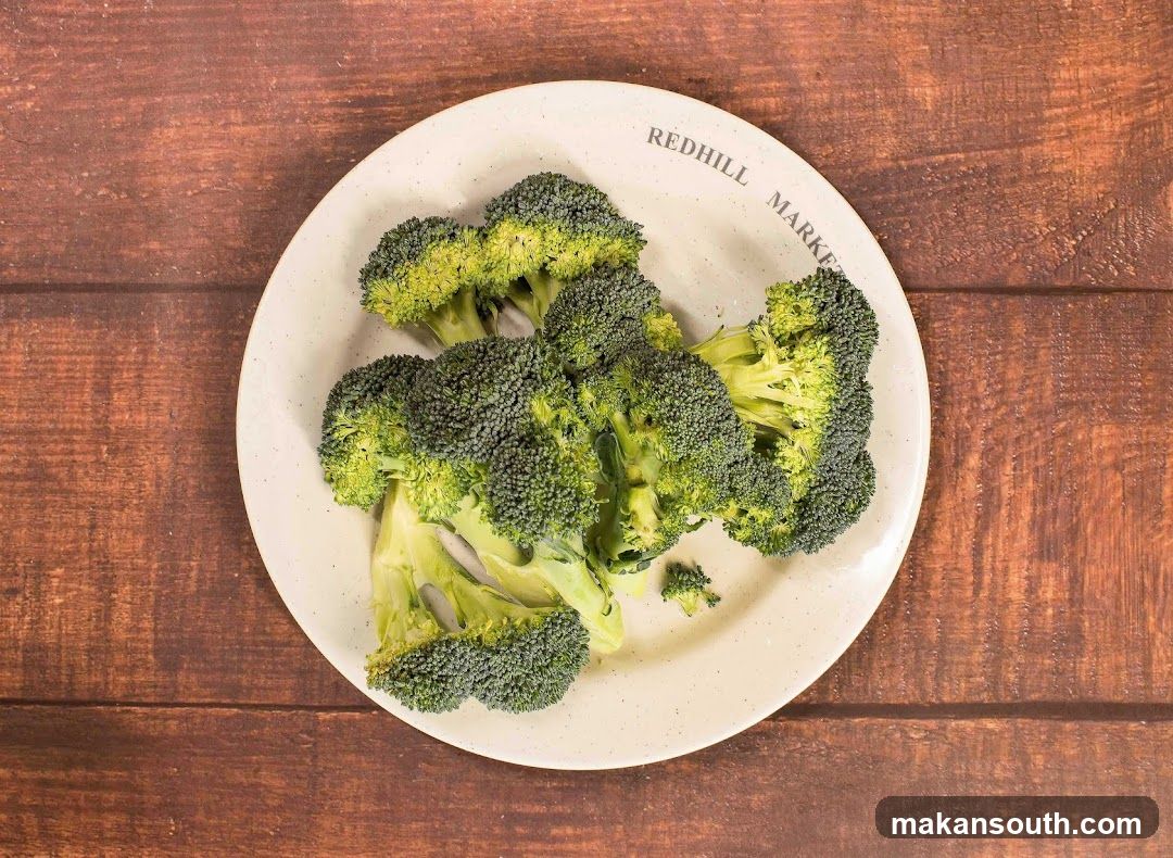 Broccoli on a plate