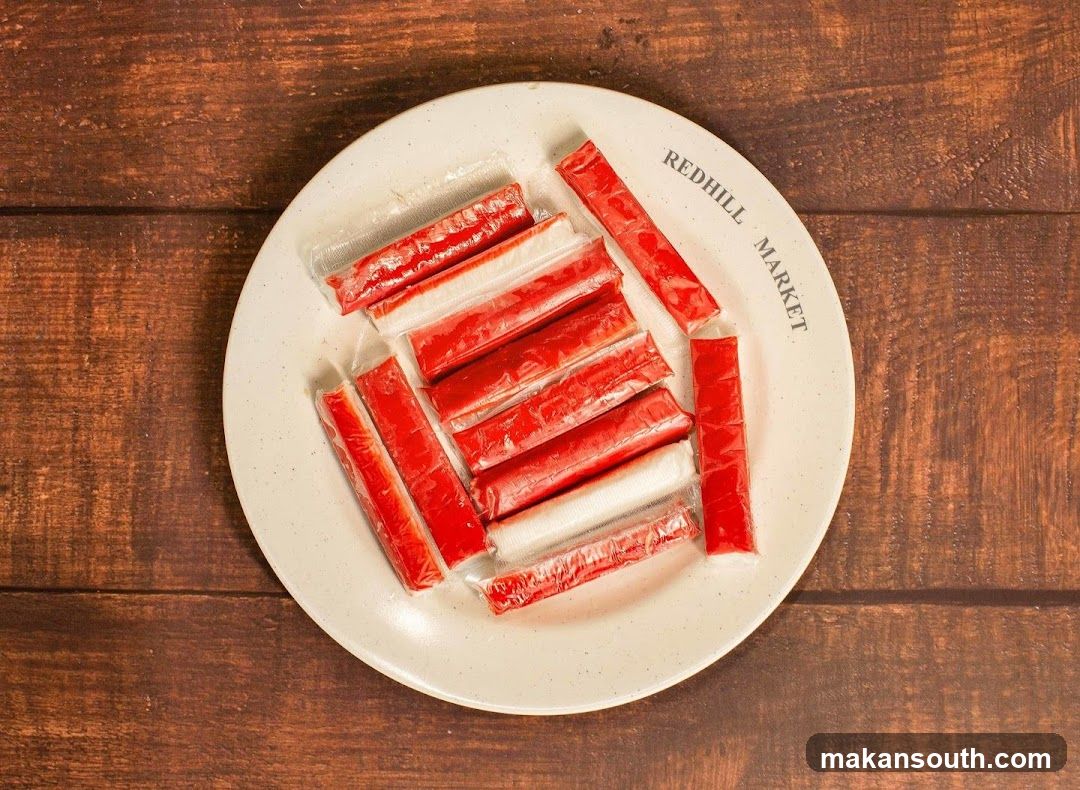 Crab Sticks on a Plate