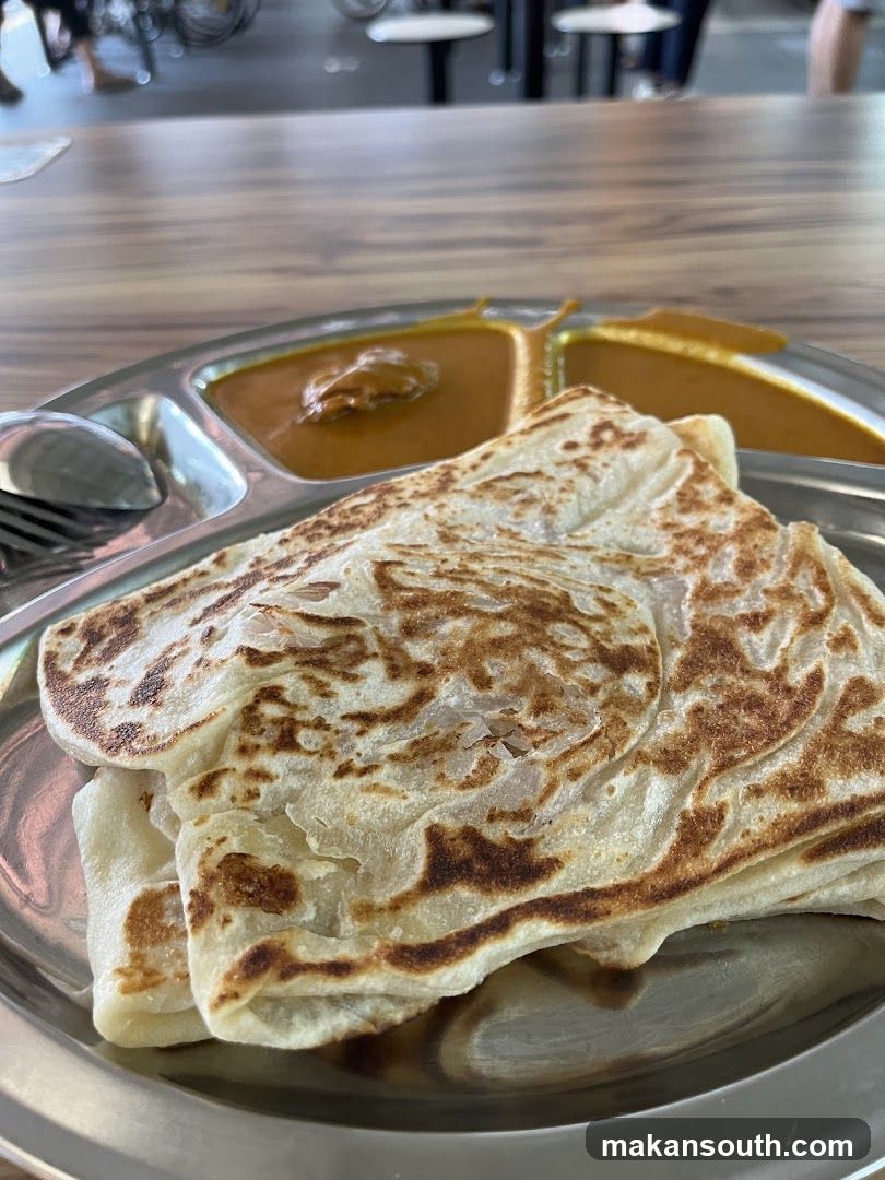 Roti Canai with Curry