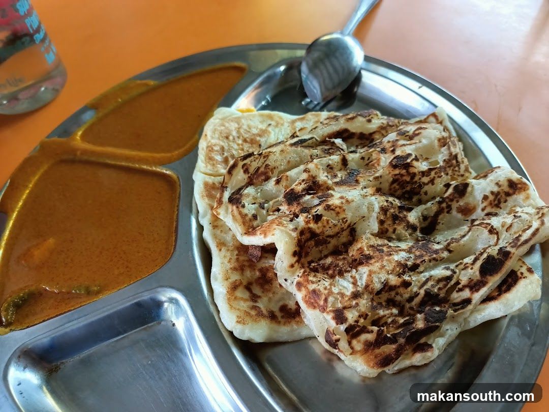 Roti Canai with Curry