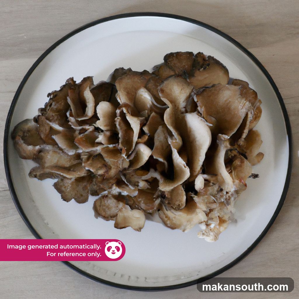 Maitake Mushroom on Plate
