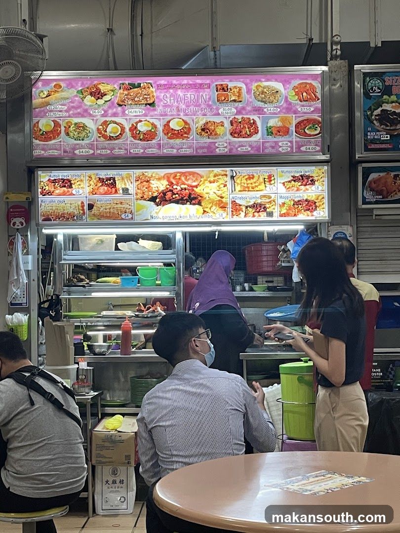 Shafrin Indian Muslim Food Menu