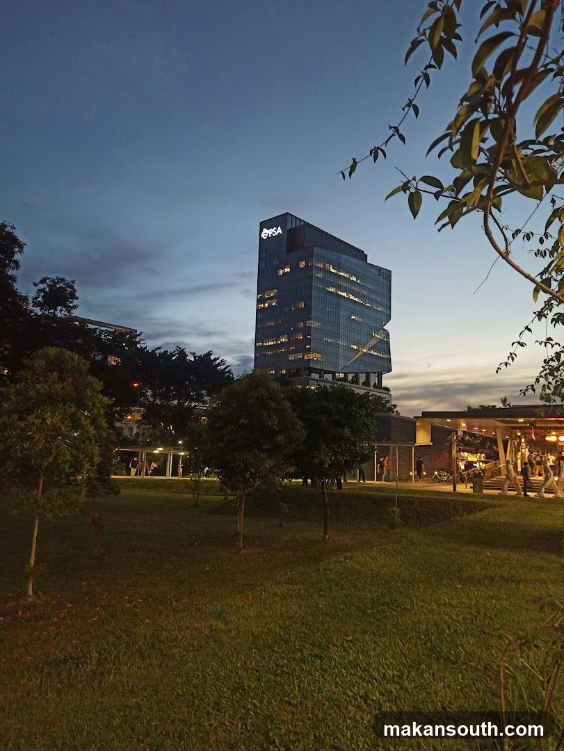 Modern Building at Dusk
