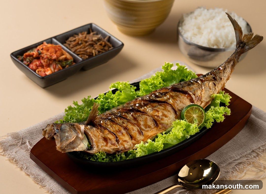 Grilled Fish with Side Dishes