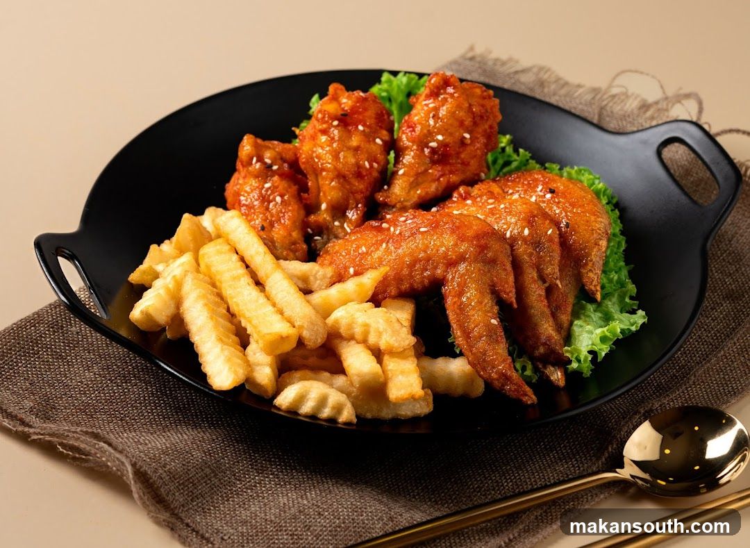 Chicken Wings and Fries