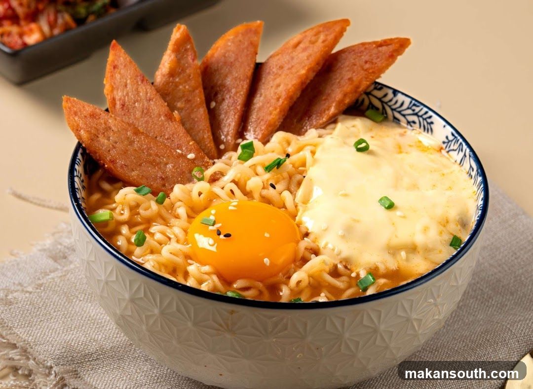 Spam and Egg Ramen