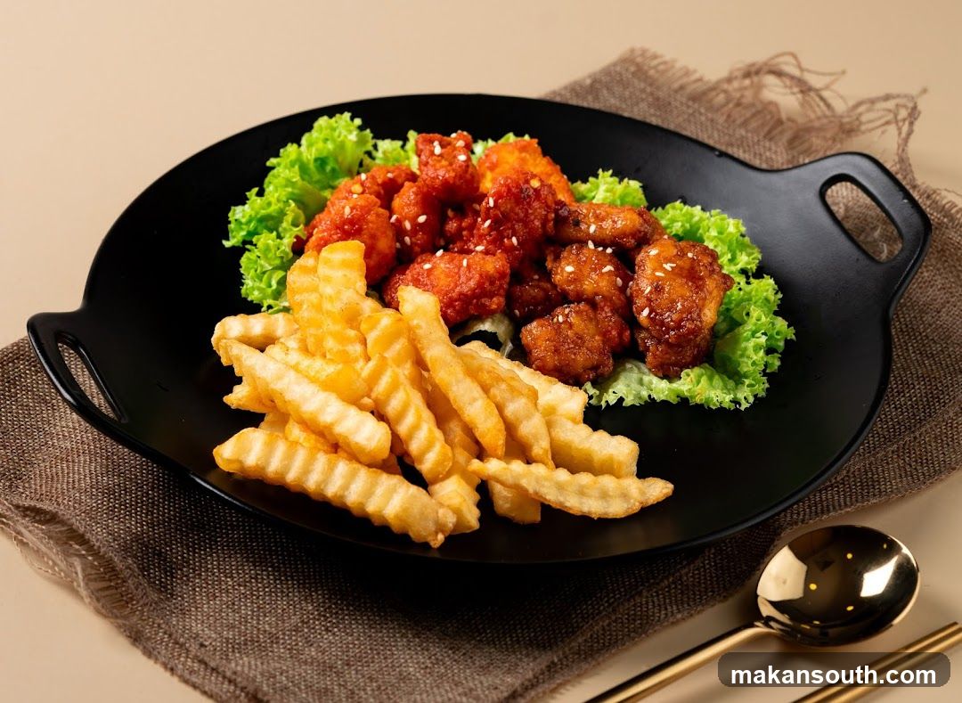 Fried Chicken and Fries