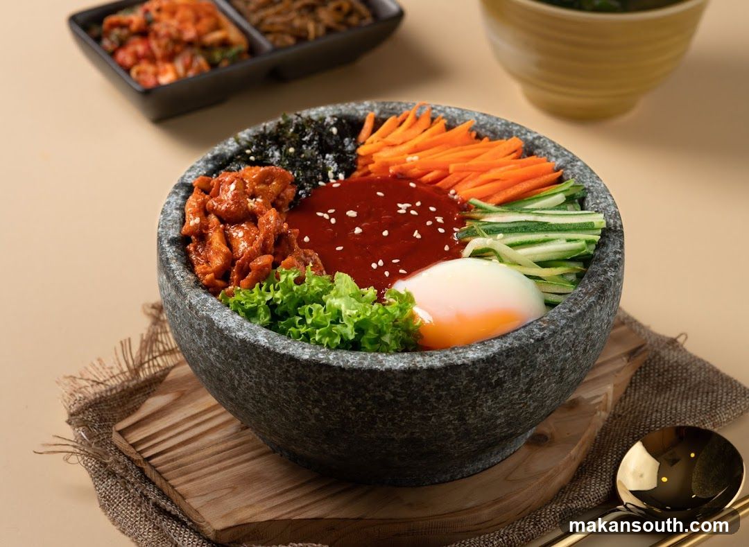 Bibimbap in a Stone Bowl