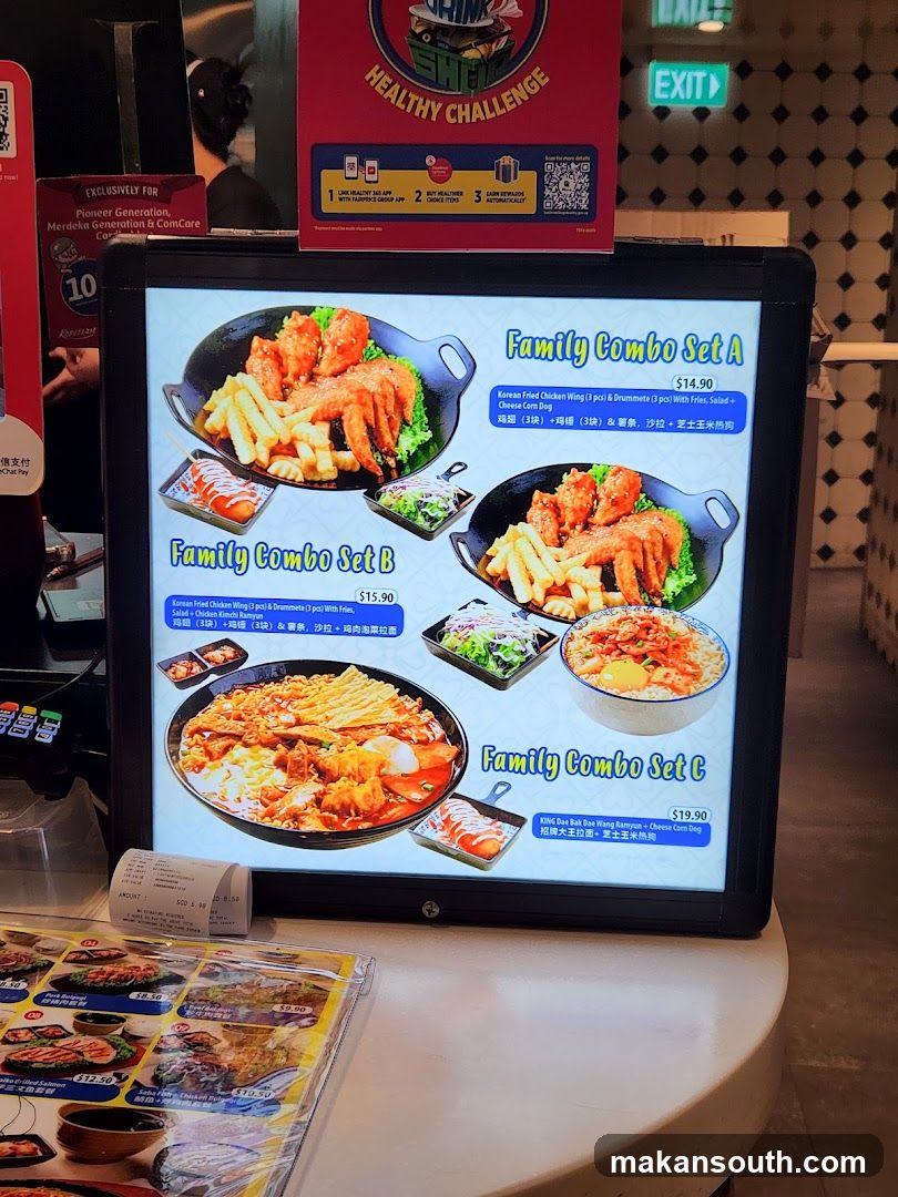 Family Combo Menu