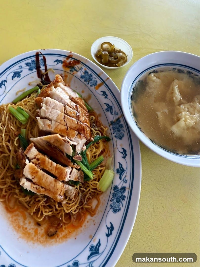 Roasted Pork Noodles with Soup