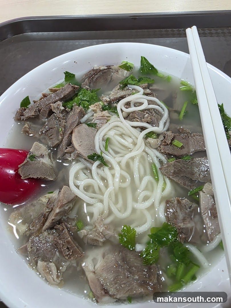 Beef noodle soup