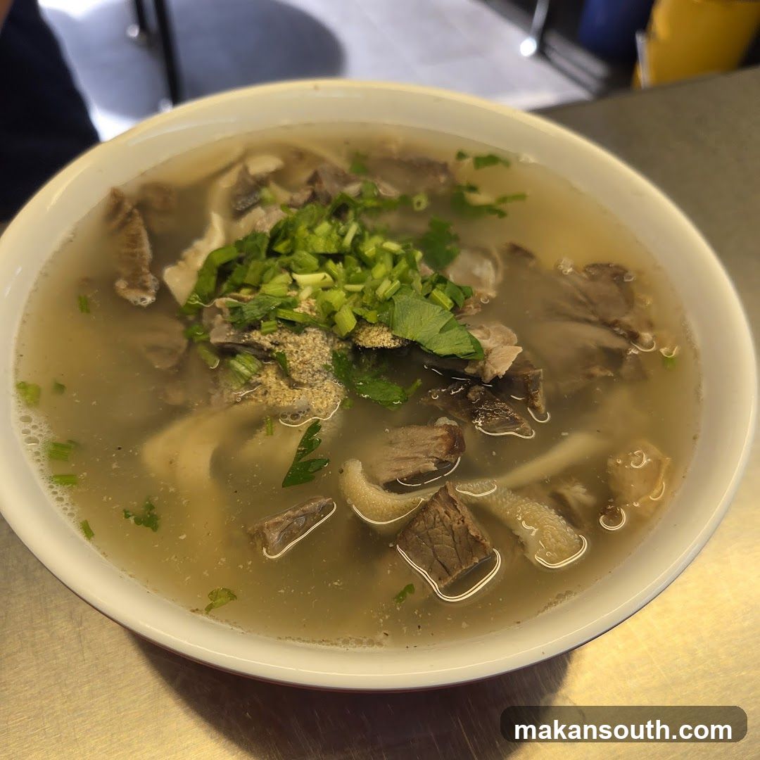 Bowl of Beef Soup