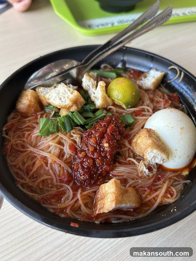 Noodle Dish with Egg and Tofu