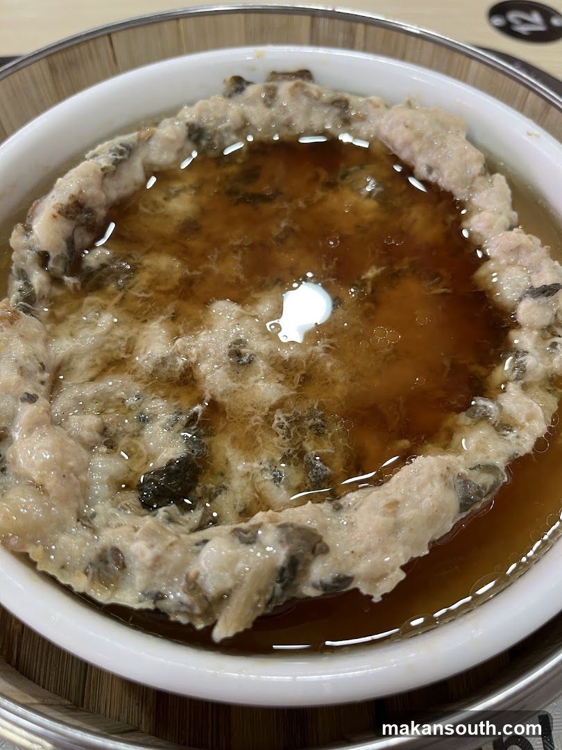 Steamed Fish Paste with Preserved Vegetables