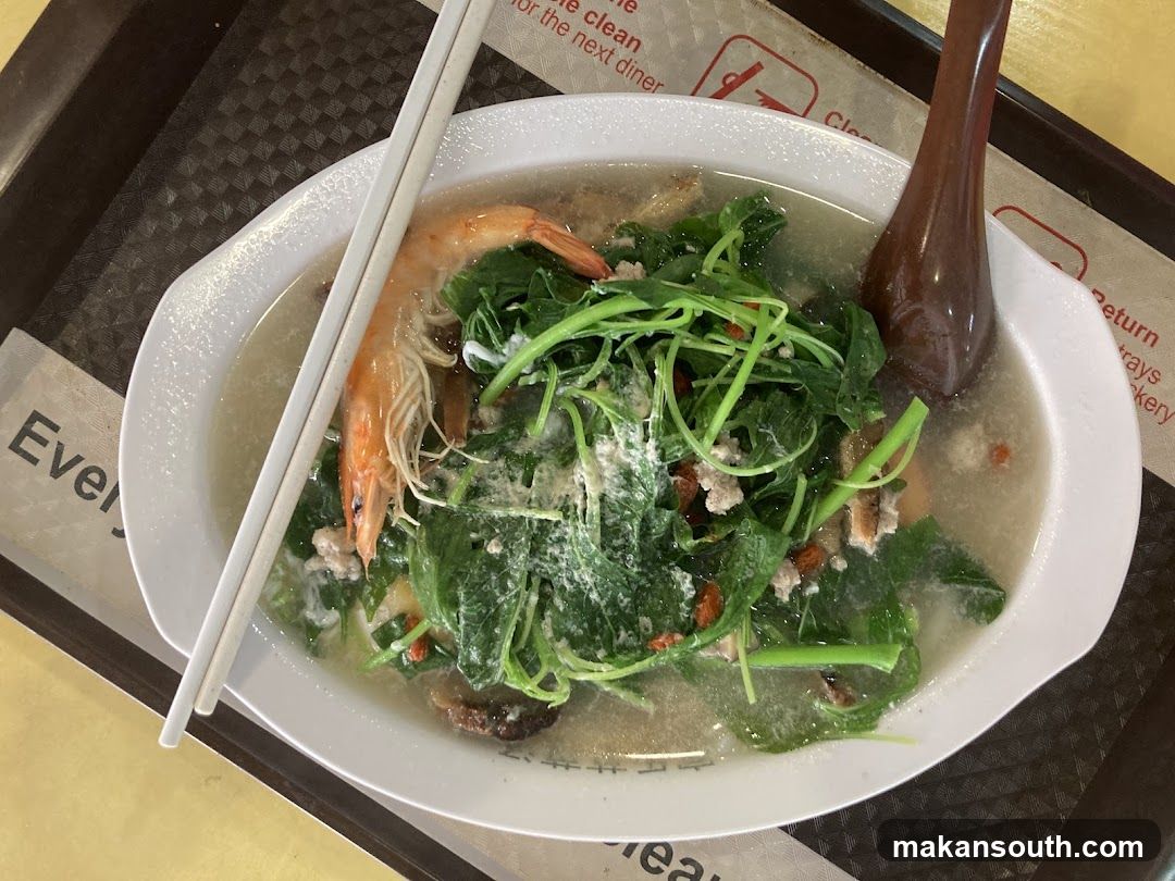Noodle Soup with Shrimp and Vegetables