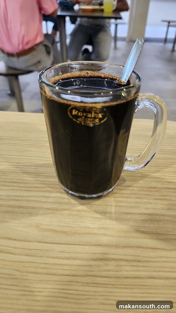 Coffee in a glass mug