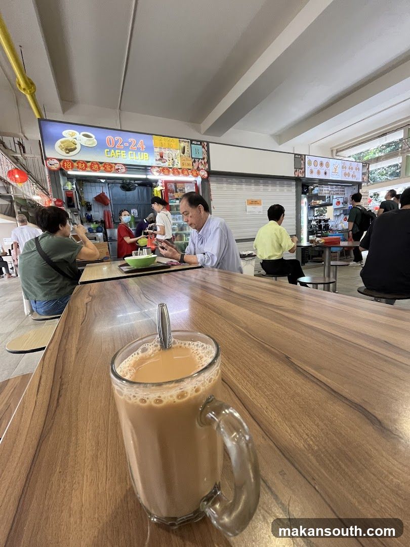 Cafe Scene with Drink