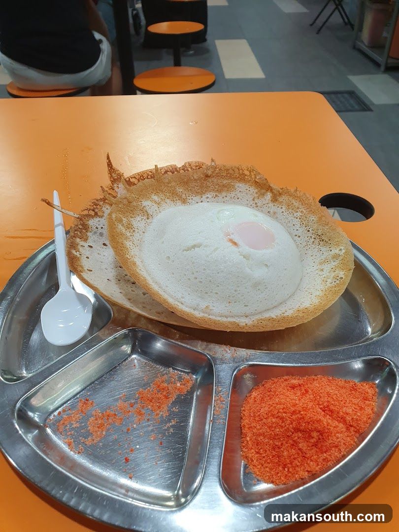 Egg Appam with Spices