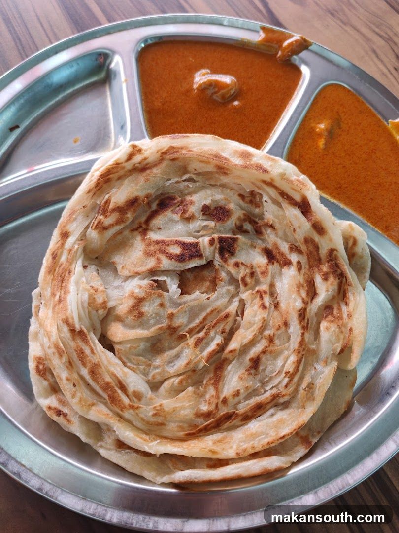 Roti Canai with Curry
