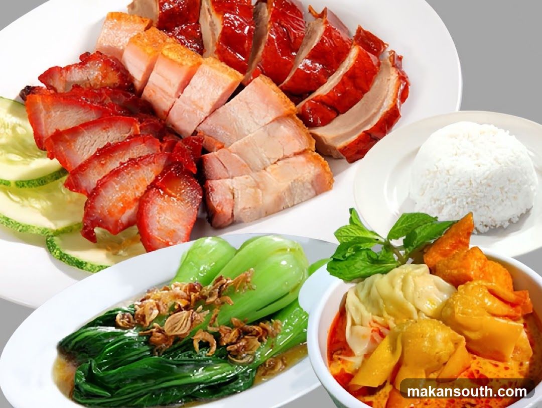 Assorted Roasted Meats and Side Dishes