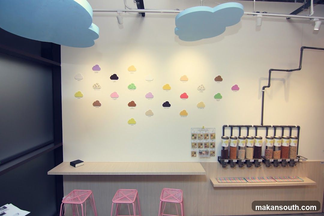 Ice Cream Topping Display